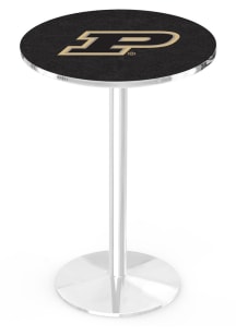 Purdue Boilermakers Chrome Round Base Pub Table