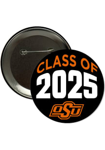Oklahoma State Cowboys 3" Class of 2025 Button - Orange