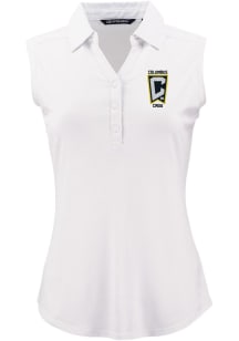 Cutter and Buck Columbus Crew Womens White Forge Eco Polo Shirt