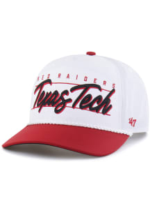 47 Texas Tech Red Raiders Brrr Condor Two-Tone Hitch Adjustable Hat - White