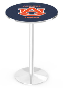 Auburn Tigers Chrome Round Base Pub Table