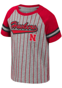 Colosseum Nebraska Cornhuskers Toddler Red Fire Hawks Short Sleeve T-Shirt