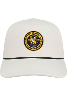 Pittsburgh Riverhounds SC Caddy Rope 5-Panel Adjustable Hat - White