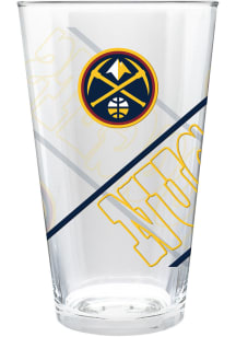 Denver Nuggets Culture 3D Embossed Pint Glass - White