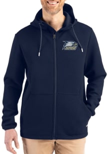 Cutter and Buck Georgia Southern Eagles Mens Navy Blue Epic Comfort Full Zip Light Weight Jacket