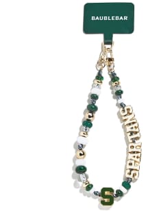 Michigan State Spartans Beaded Phone Strap Womens Charm