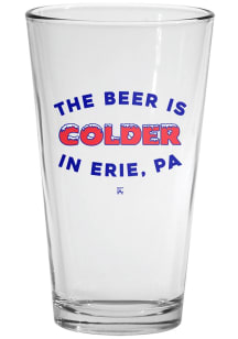 Erie Beer Colder Vintage Pint Glass - Blue