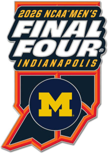 Michigan Wolverines Souvenir 2026 NCAA Final Four Bound Pin - Black