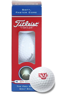 Wisconsin Badgers Titleist 3PK Sleeve Golf Balls