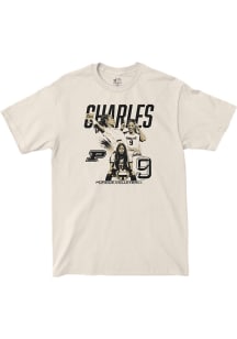 Dior Charles Purdue Boilermakers Ivory Streetwear Tee Short Sleeve Fashion Player T Shirt