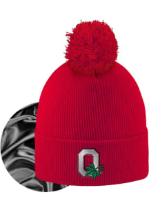 LogoFit Ohio State Buckeyes Red Monroe Womens Knit Hat