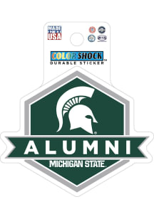 Michigan State Spartans 3" Alumni Durable Stickers - Green