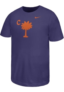 Nike Clemson Tigers Youth Purple Palmetto Short Sleeve T-Shirt