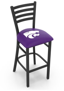 K-State Wildcats Stationary Pub Stool - Black