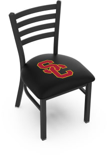 USC Trojans Stationary Black Wrinkle Finish Pub Stool - Black