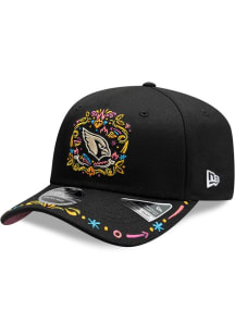 New Era Arizona Cardinals Hasta La Muerte 9Seventy Adjustable Hat - Black