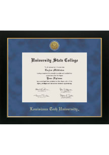 Louisiana Tech Bulldogs Medallion Manchester Diploma Frame - Blue