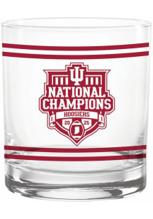 Indiana Hoosiers CFP National Champions 2025 14oz Core Rock Glass - White