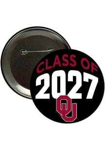 Oklahoma Sooners 3" Class of 2027 Button - Crimson