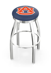 Auburn Tigers Chrome Pub Stool - Silver