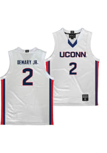 Silas Demary Jr.  Campus Ink UConn Huskies White NIL Jersey