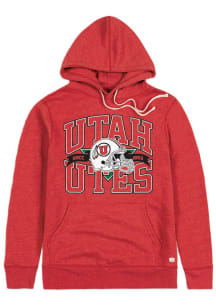 Homefield Utah Utes Mens Red Football Helmet Fashion Hood