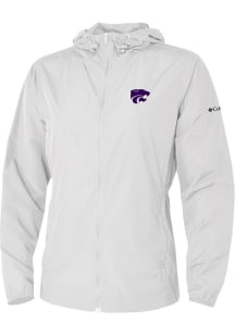 Columbia K-State Wildcats Womens White Heat Seal Prodigy Light Weight Jacket