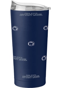 Logo Brands Penn State Nittany Lions Step And Repeat 20 oz Stainless Steel Tumbler - Navy Blue