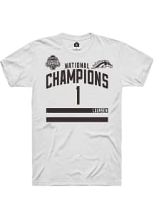 Kirk Laursen Western Michigan Broncos White NIL 2025 National Champions Shirzee Short Sleeve Playe..