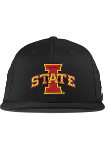 Branded Bills Iowa State Cyclones Black Flat Performance Mens Snapback Hat