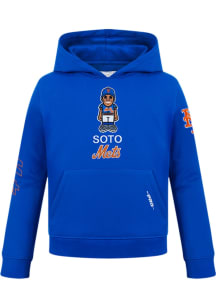Juan Soto  Pro Standard New York Mets Toddler Blue Avatar Long Sleeve Hooded Sweatshirt