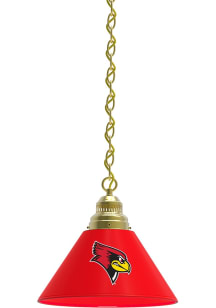 Illinois State Redbirds Single Gold Billiard Lamp
