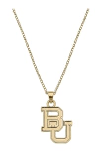 Baylor Bears Matte Logo Necklace
