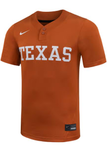 Nike Texas Longhorns Womens Burnt Orange Two Button Replica Softball Jersey
