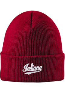 LogoFit Indiana Hoosiers Crimson North Pole Mens Knit Hat