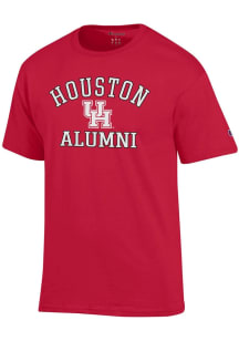 Champion Houston Cougars Red Alumni Logo Jersey Short Sleeve T Shirt