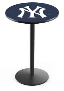 New York Yankees Black Round Base Pub Table
