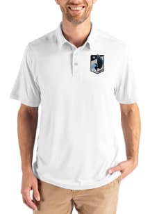 Cutter and Buck Minnesota United FC Mens White Coastline Eco Short Sleeve Polo
