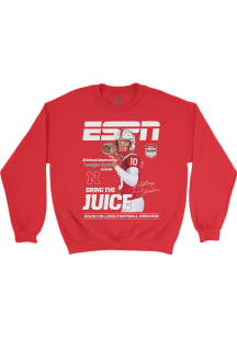 Anthony Colandrea Nebraska Cornhuskers Mens Red 2026 ESPN The Magazine Collection - Anthony Coland..