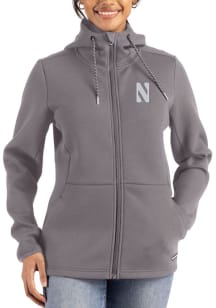 Cutter and Buck Northwestern Wildcats Womens Purple Epic Comfort Full Zip Light Weight Jacket