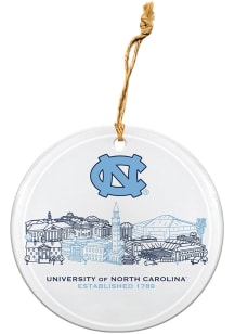 North Carolina Tar Heels Campus Ornament - Light Blue