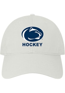 Penn State Nittany Lions Hockey Twill Adjustable Hat - White