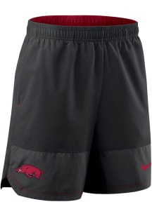 Nike Arkansas Razorbacks Mens Black Dri-Fit Woven Shorts