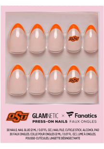 Oklahoma State Cowboys Glamnetic Press On Nails Cosmetics