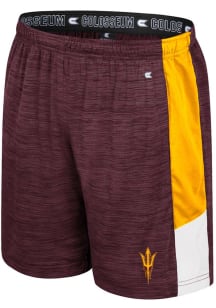 Colosseum Arizona State Sun Devils Youth Maroon Stiglar Shorts