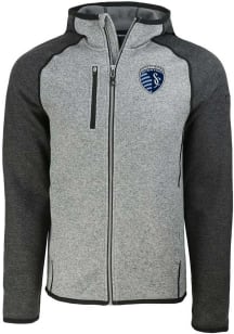 Cutter and Buck Sporting Kansas City Mens Ash Mainsail Light Weight Jacket