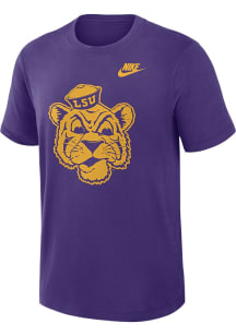 Nike LSU Tigers Purple Legacy Oversized Short Sleeve T Shirt