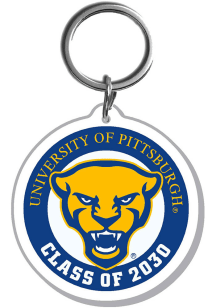 Pitt Panthers 2030 Acrylic Keychain - Blue