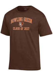 Champion Bowling Green Falcons Brown Primary Class of 2027 Jersey Short Sleeve T Shirt