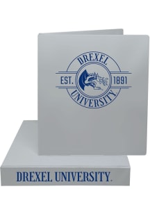 Drexel Dragons 1.5 Inch Notebook and Folder - Grey
